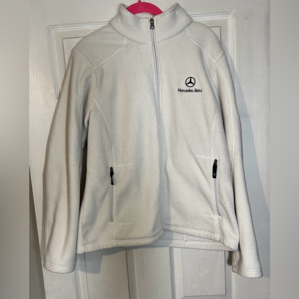 Mercedes-Benz White Fleece Jacket